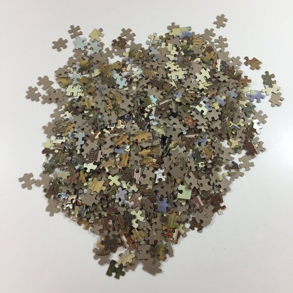 Charles Wysocki's Americana MB 1000 Piece Puzzle 4679-11 Lake House Lighthouse - Picture 3 of 9